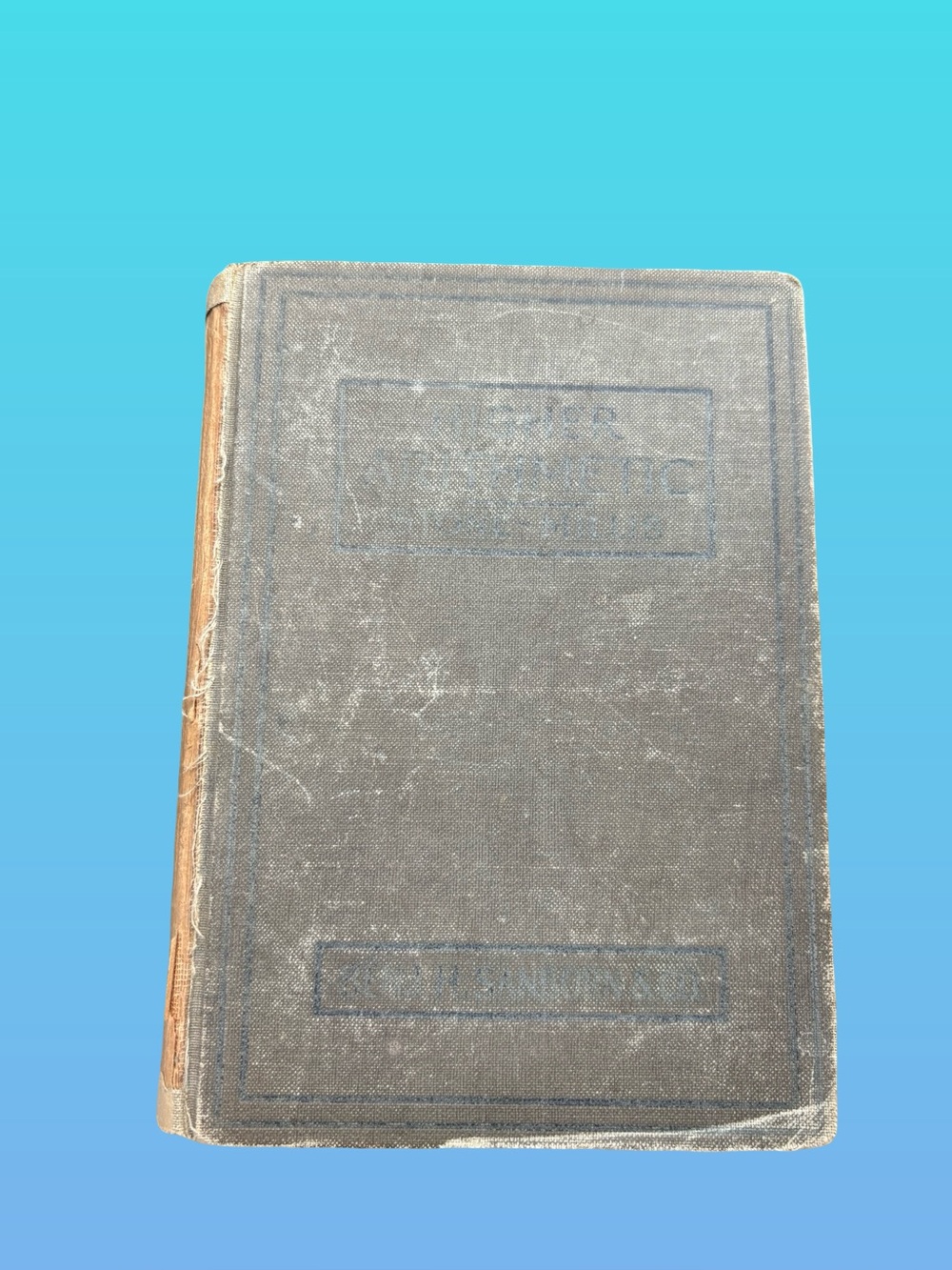 Vintage Higher Arithmetic hardcover 1917 book